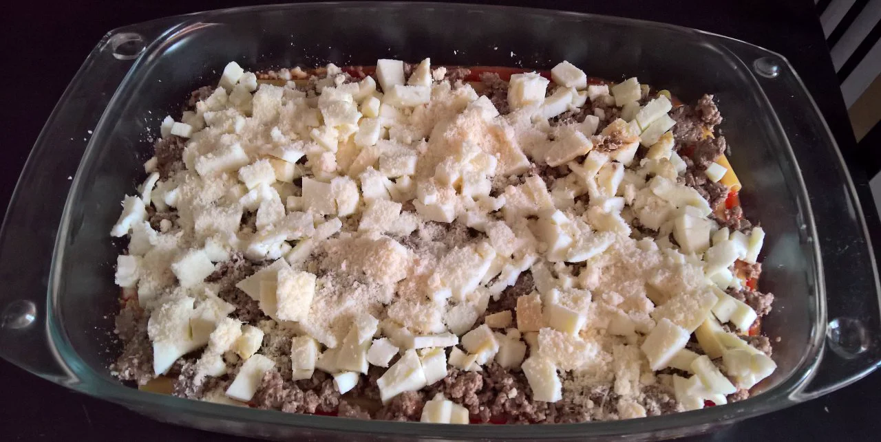 Maccheroni crudi al forno
